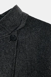 WOOL BLEND BLAZER WITH HANDKERCHIEF ZW COLLECTION