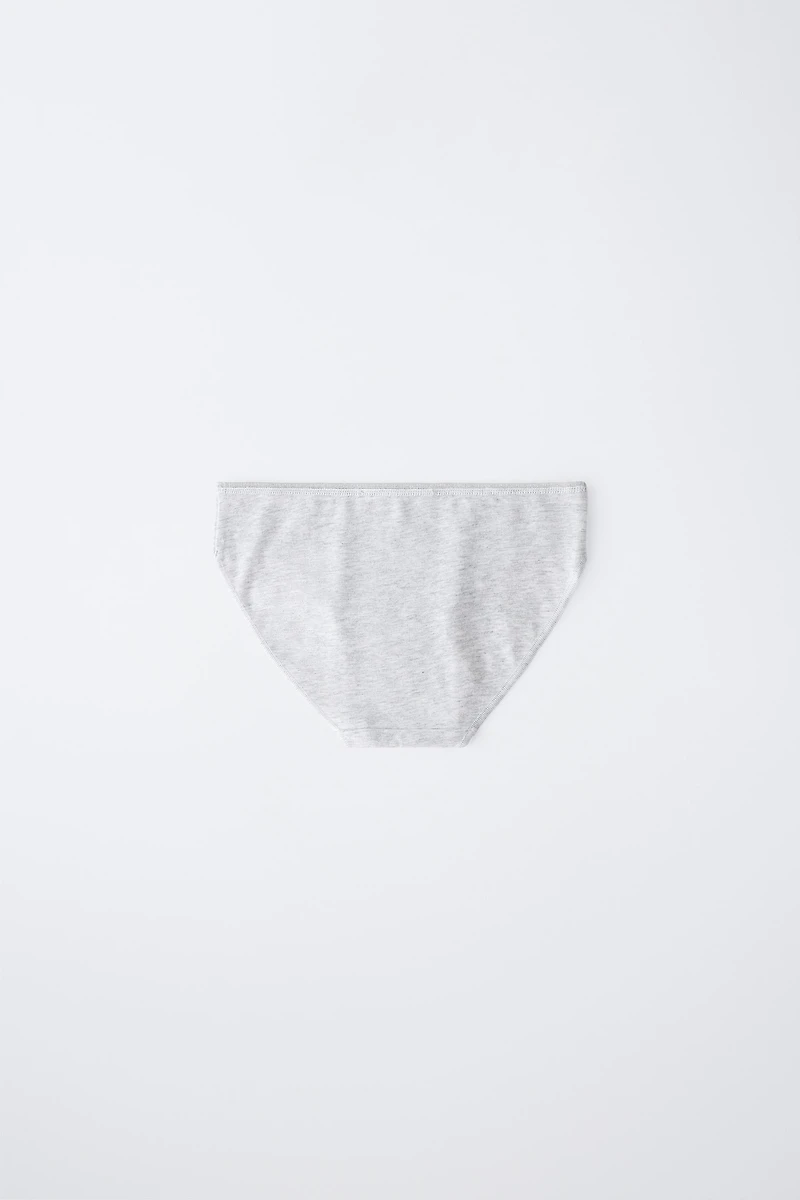 6-14 ANS/ LOT DE SIX CULOTTES À STRASS ET FORMES