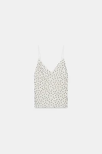 ANIMAL PRINT TULLE TOP