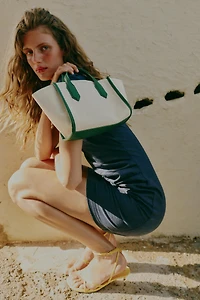 CANVAS MINI SHOPPER BAG