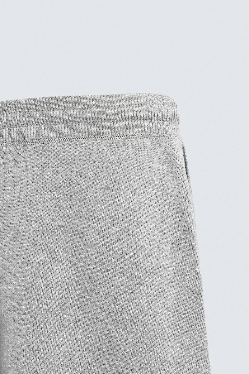 KNIT WIDE FIT PANTS