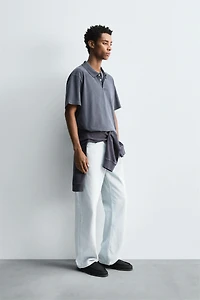 POLO DÉLAVÉ RELAXED FIT