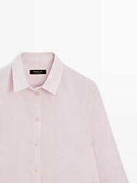 Flowing 100% linen shirt