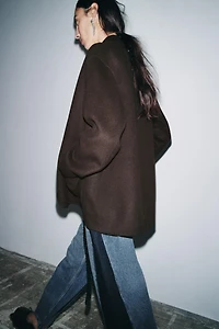 WOOL BLEND BLAZER ZW COLLECTION