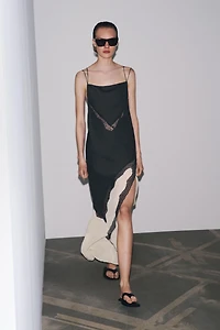 COMBINATION LACE DRESS