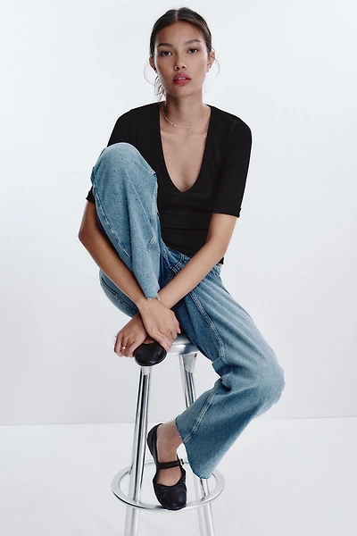 WASHED COTTON T-SHIRT