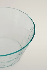 ACRYLIC BOWL WITH RAISED DIAMOND DESIGN