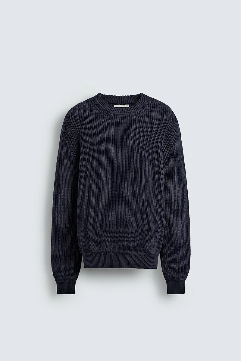 PULL REGULAR FIT EN COTON