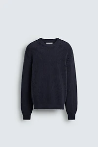 PULL REGULAR FIT EN COTON