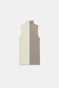 HALTER SLEEVELESS TOP