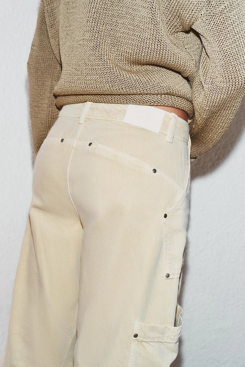 Z1975 MID-RISE BARREL CARGO JEANS