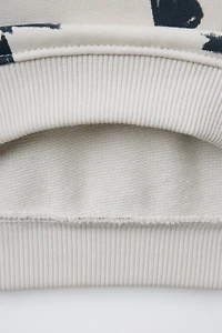 ENSEMBLE DE JOGGING SWEAT ET LEGGING CÔTELÉ IMPRIMÉ