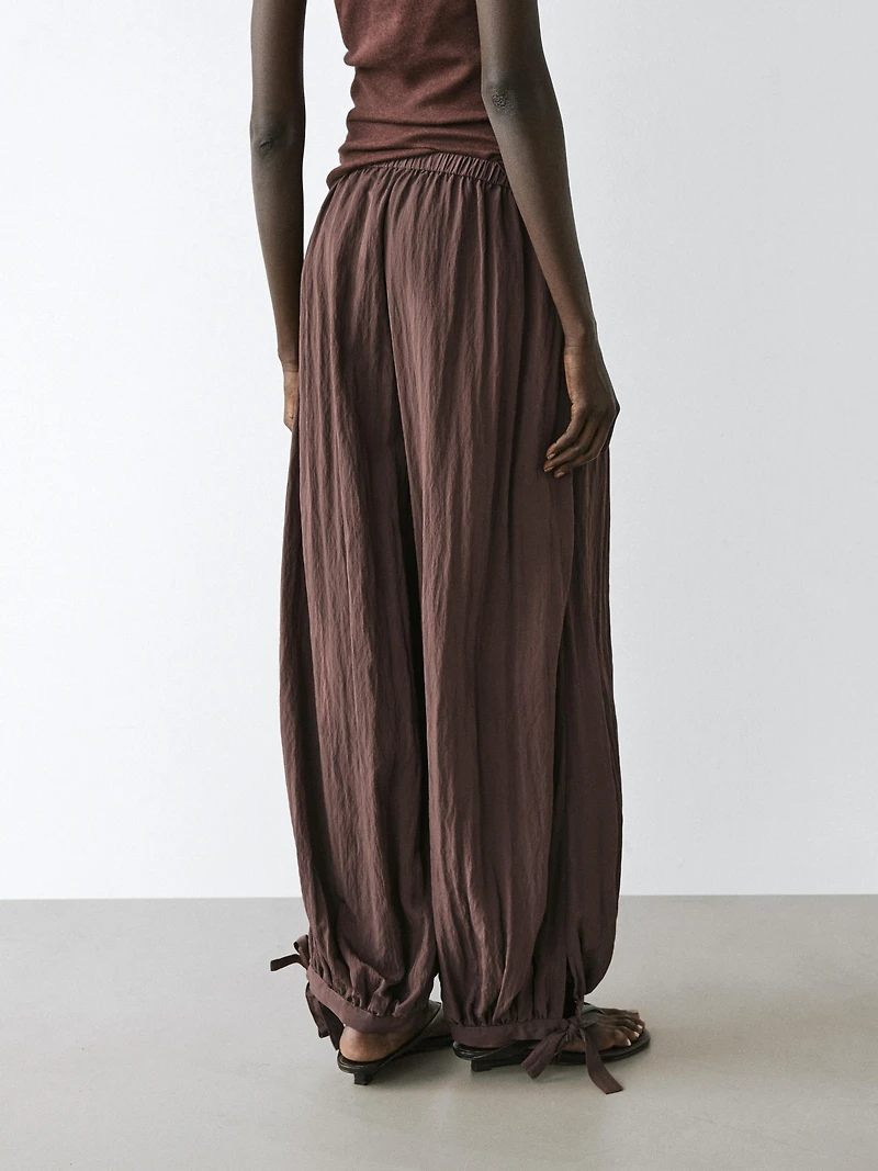 Pantalon fluide bouffant