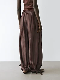 Pantalon fluide bouffant
