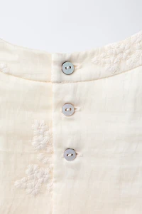 EMBROIDERED FLORAL DRESS