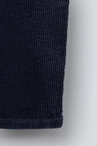 SALOPETTE LONGUE EN VELOURS CÔTELÉ