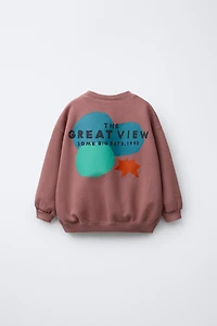 SHAPES PRINTED SWEATSHIRT