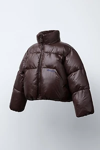 CHAMPION ® X ZARA EMBROIDERED PUFFER JACKET