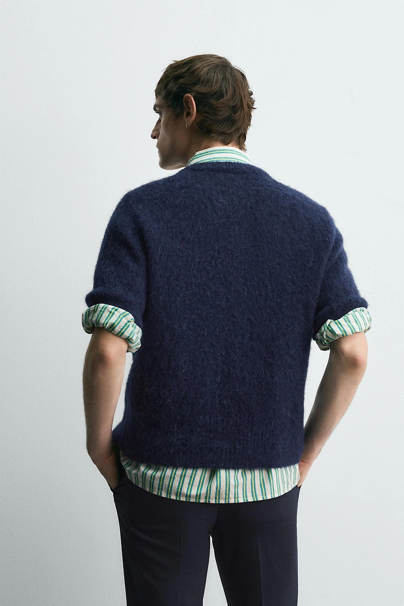 TEXTURED CARDIGAN HARRY LAMBERT FOR ZARA X DISNEY