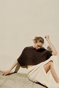 CROPPED CAPE JUMPER