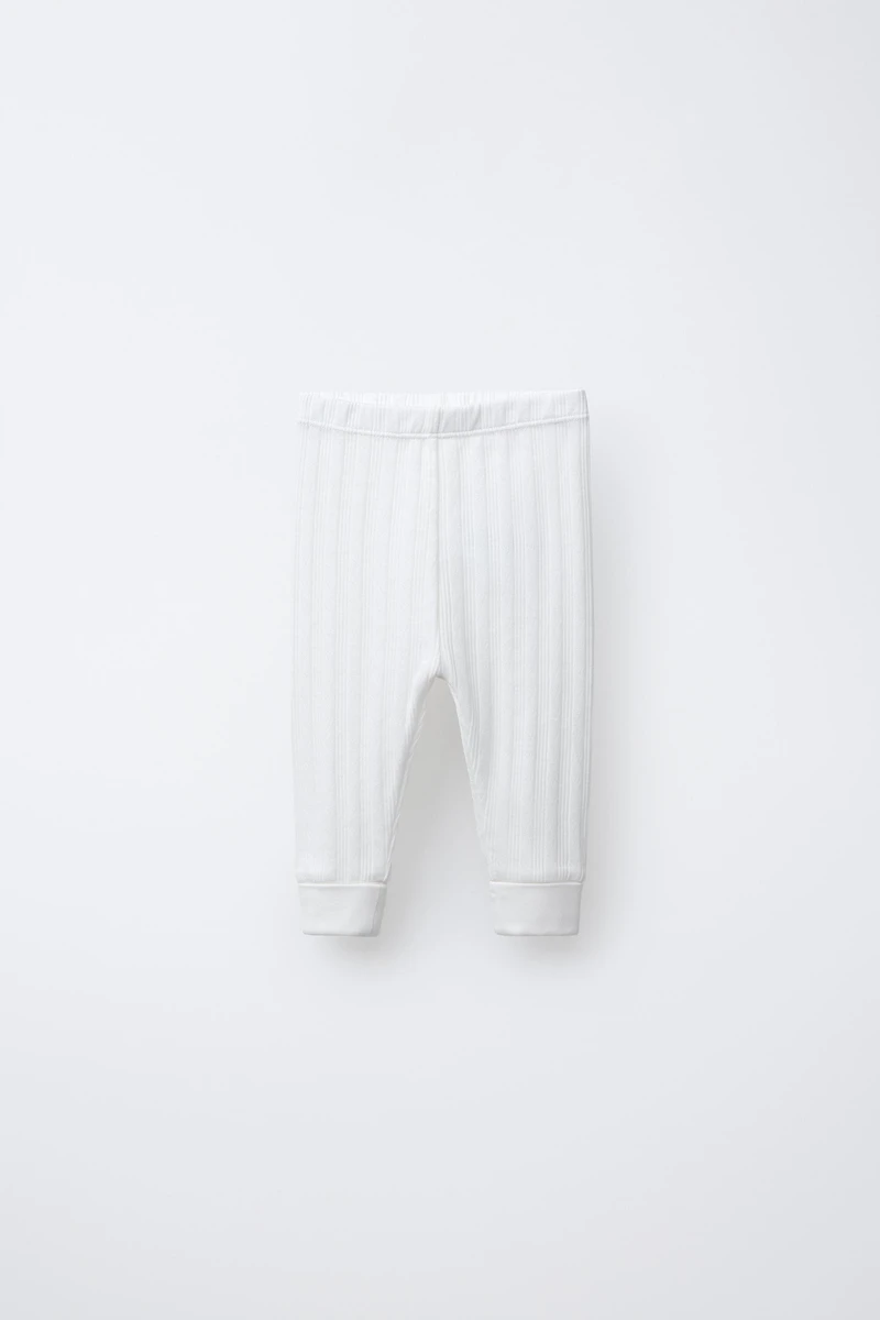 THREE-PACK RIBBED LEGGINGS