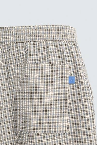 SHORT À CARREAUX TEXTUR