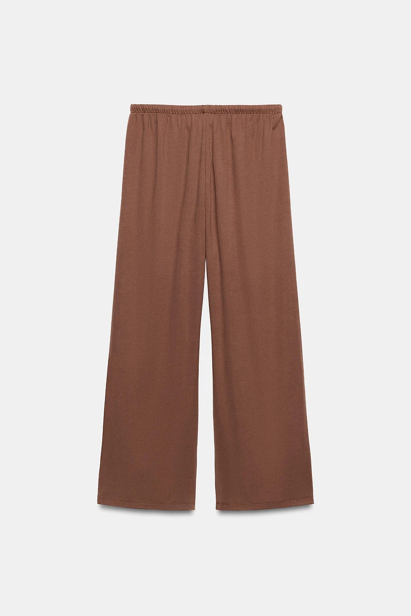 DRAWSTRING FLOWY PANTS