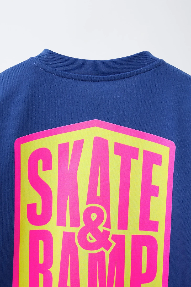 RAISED TEXT T-SHIRT