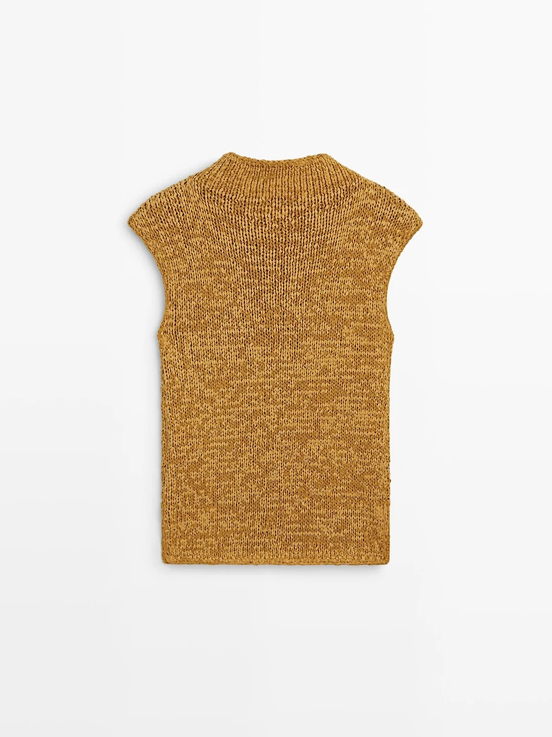 Top en maille de coton