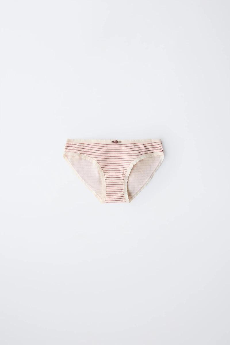6 YEARS/ SIX-PACK OF FLORAL UNDERWEAR
