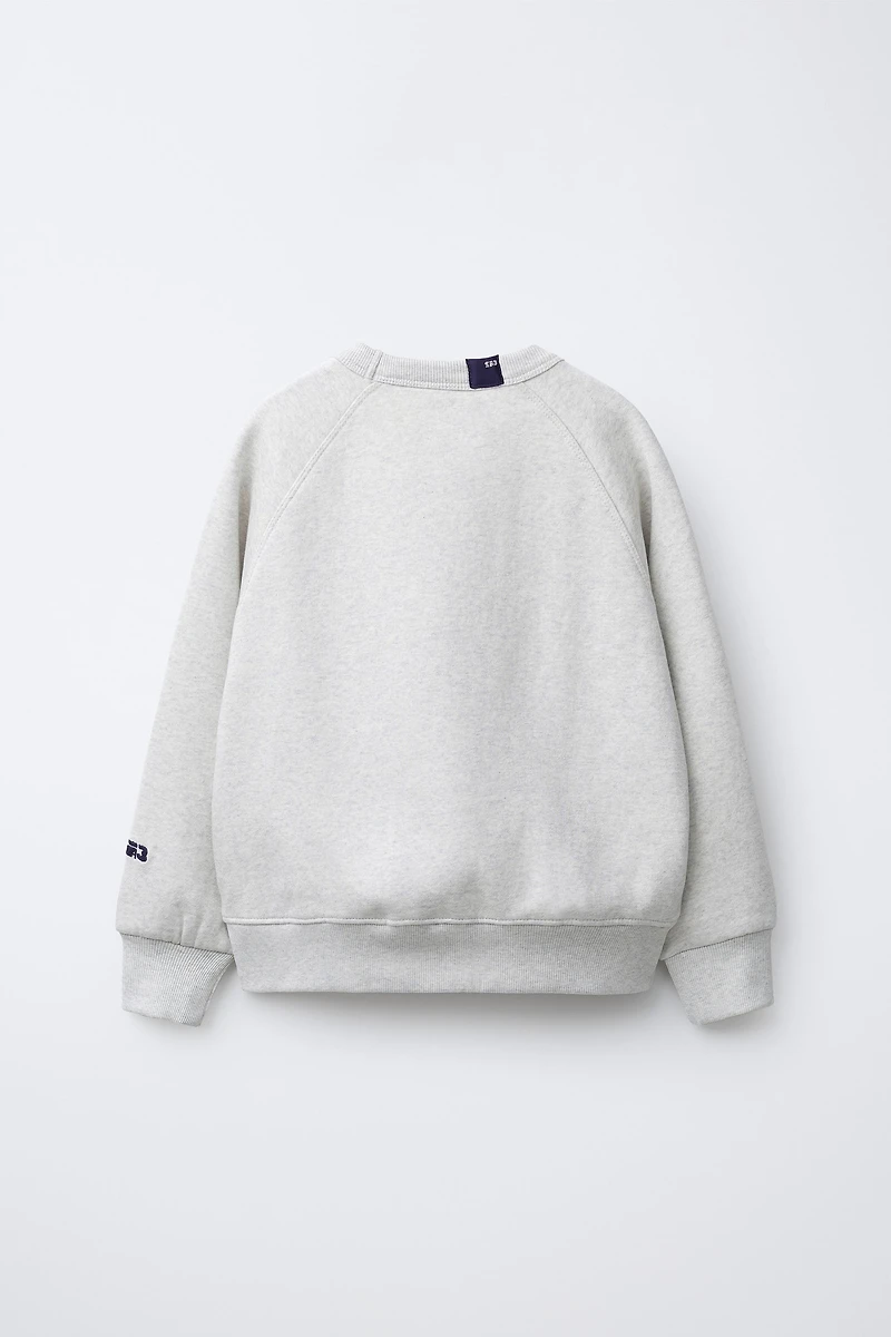 EMBROIDERED SWEATSHIRT AND JOGGER PANTS SET