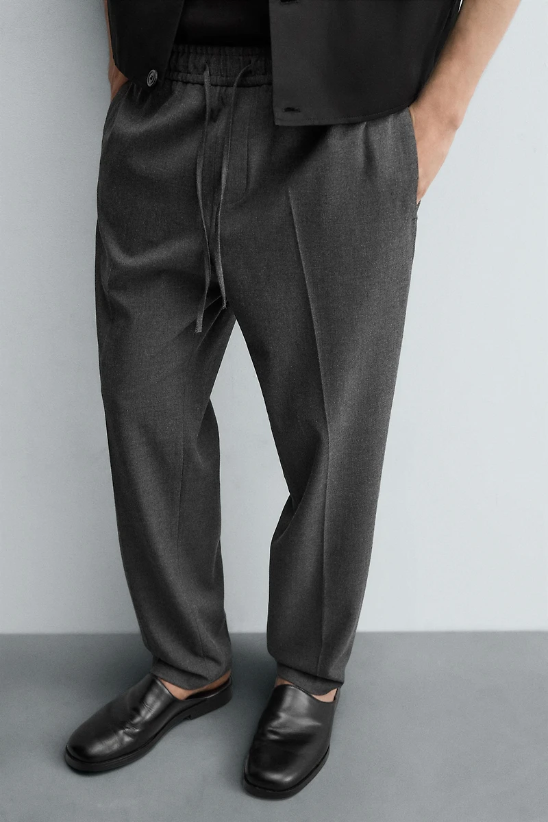 JOGGER WAIST STRETCH PANTS