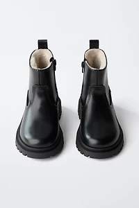 LINED BOOTS