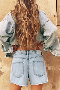 Z1975 MOM FIT MID-RISE SHORTS
