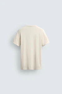 OPEN HENLEY NECK T-SHIRT