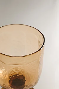 VERRE À PIED MARTELÉ