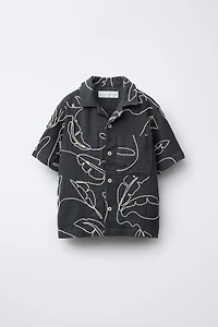 EMBROIDERED TEXTURE SHIRT