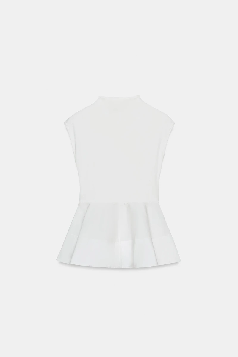 COMBINATION PEPLUM TOP
