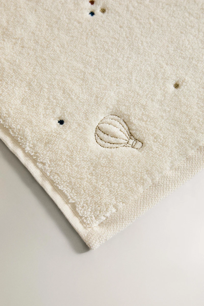 SERVIETTE DE BAIN ENFANT BALLONS