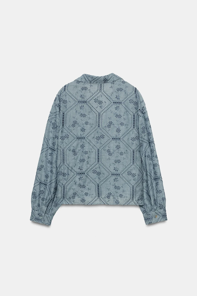CHEMISE BRODERIES PERFORÉES