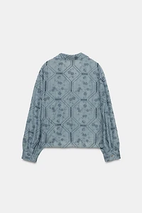CHEMISE BRODERIES PERFORÉES