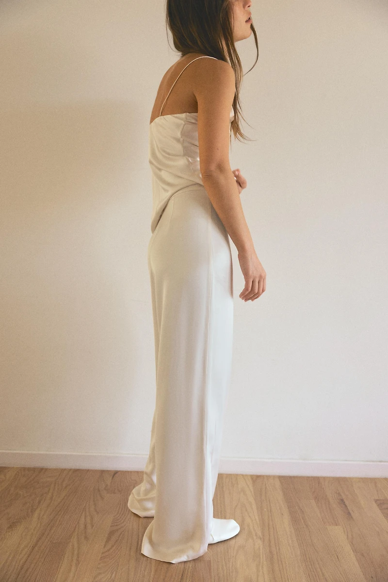 PANTALON SATINÉ 100% VISCOSE