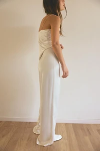 PANTALON SATINÉ 100% VISCOSE