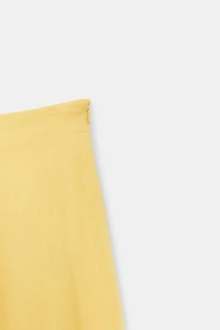 ZW COLLECTION LINEN BLEND MIDI SKIRT