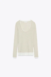 T-SHIRT EFFET DOUBLE
