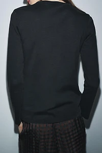 INTERLOCK LONG SLEEVE T-SHIRT