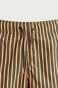 STRIPED MID-LENGTH SWIMSUIT