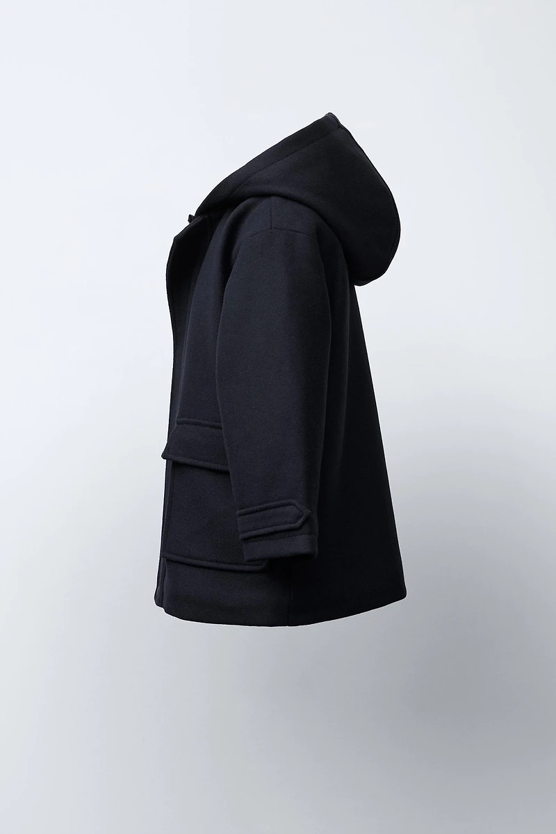 DUFFLE-COAT DOUBLURE EFFET MOUTON