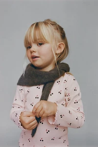 PRINTED RIBBED T-SHIRT