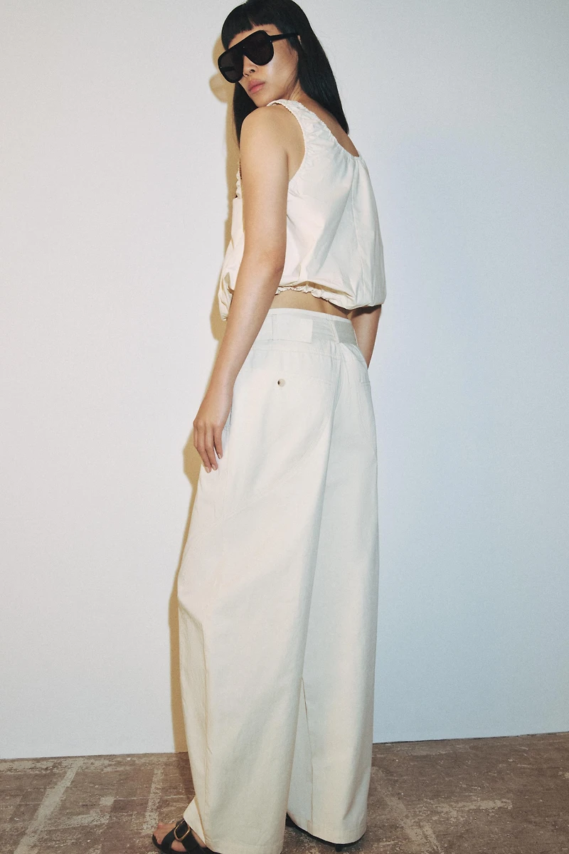 PANTALON BAGGY AVEC CEINTURE